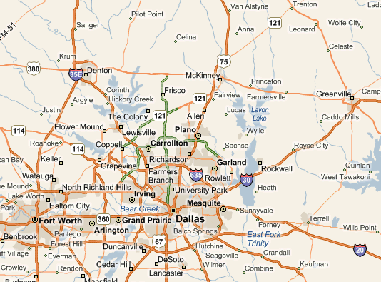 Key cities in Texas